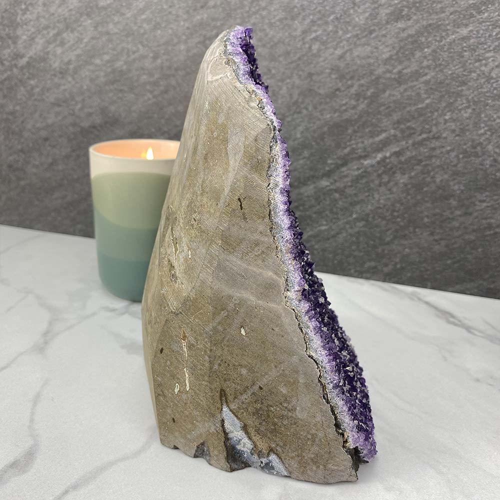 Large Amethyst Cut Base
