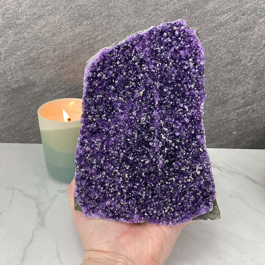 Large Amethyst Cut Base