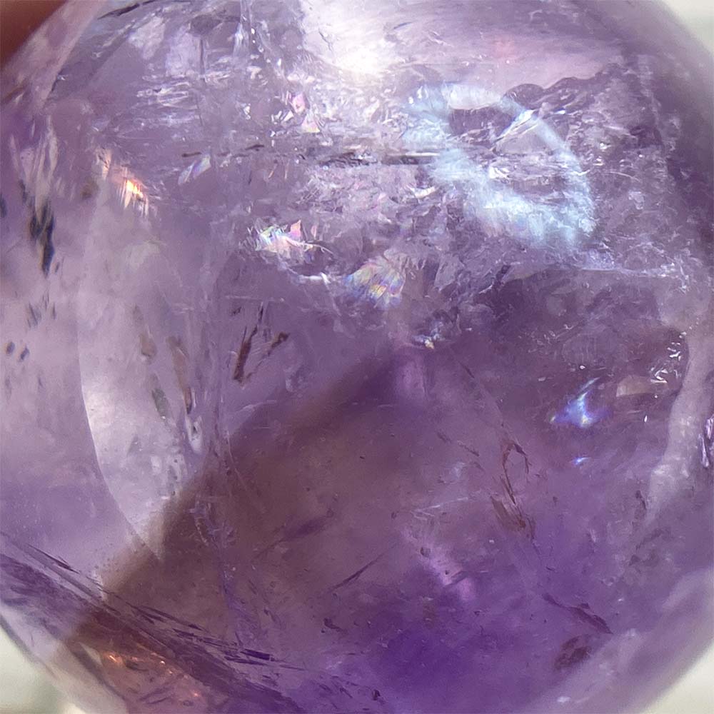 Purple Amethyst Crystal Sphere