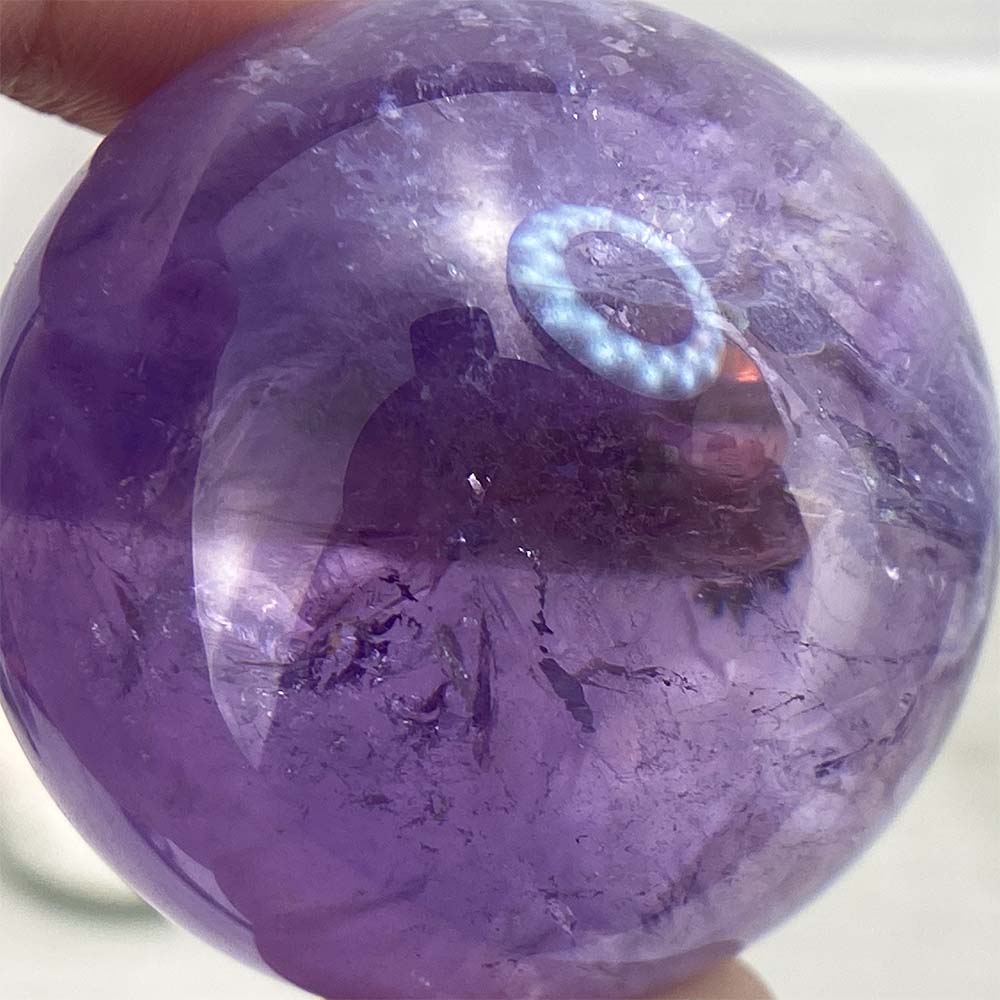 Purple Amethyst Crystal Sphere