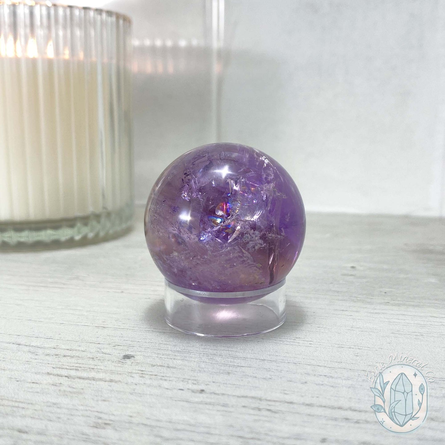 Natural Ametrine (Amethyst & Citrine) Crystal Sphere