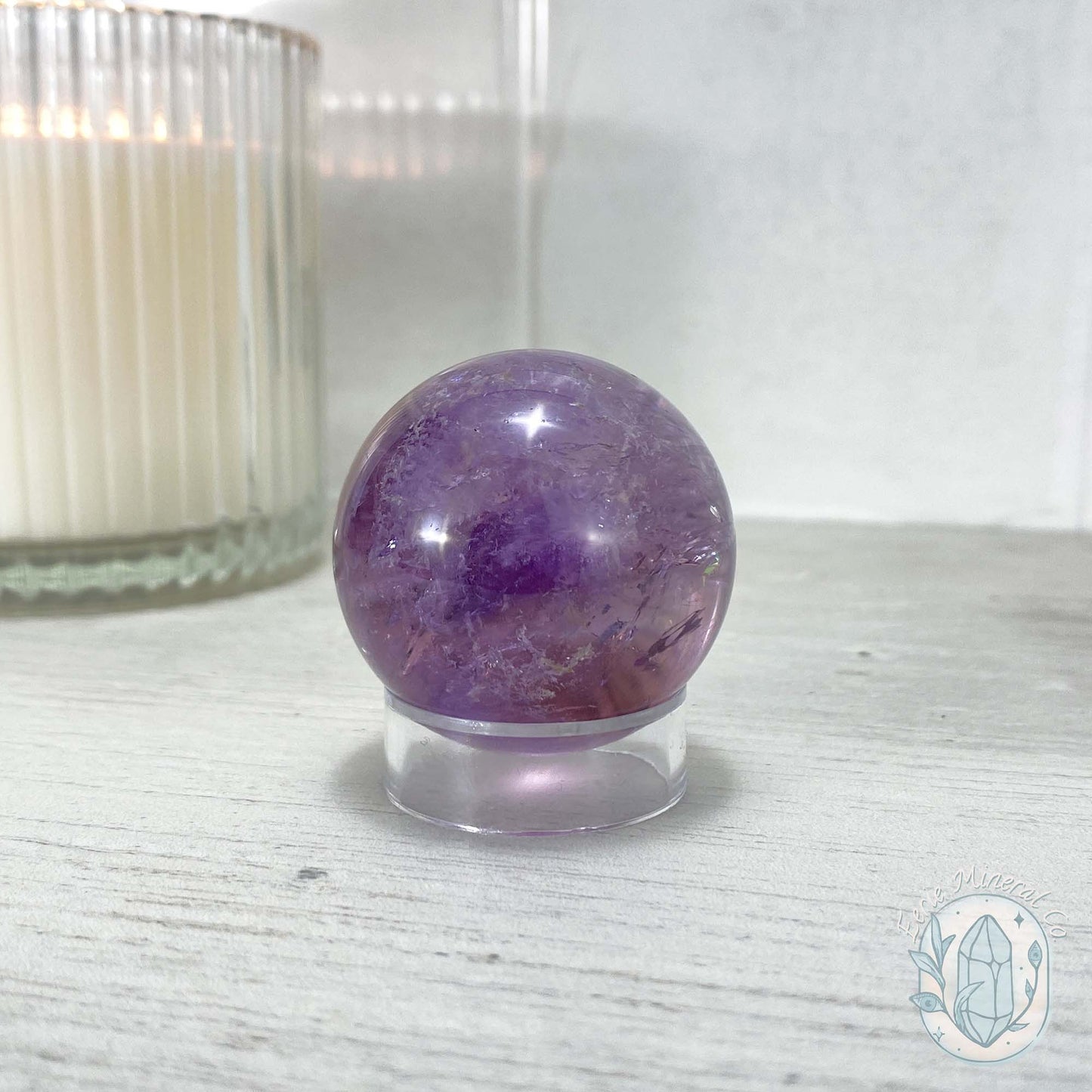 Natural Ametrine (Amethyst & Citrine) Crystal Sphere