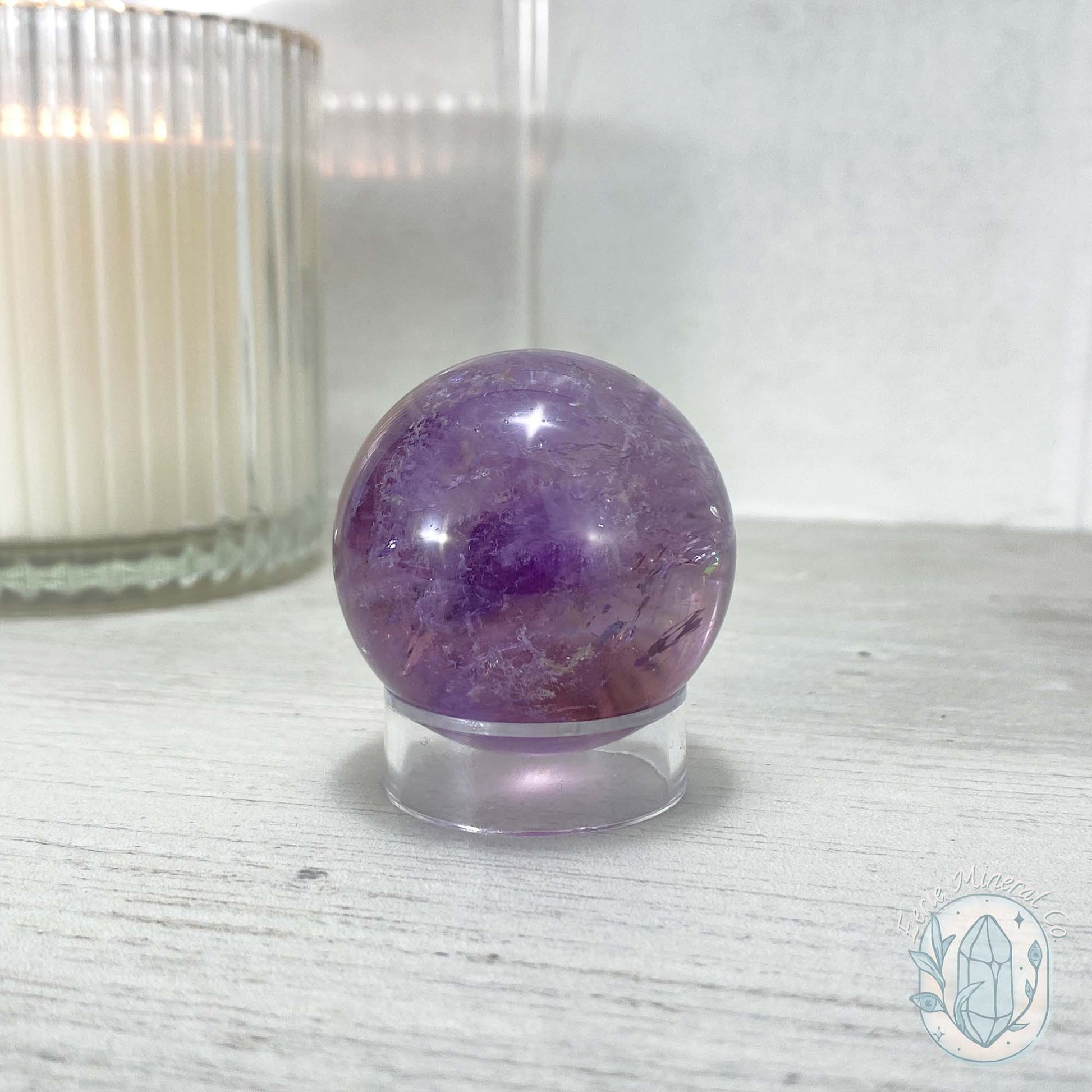 Natural Ametrine (Amethyst & Citrine) Crystal Sphere