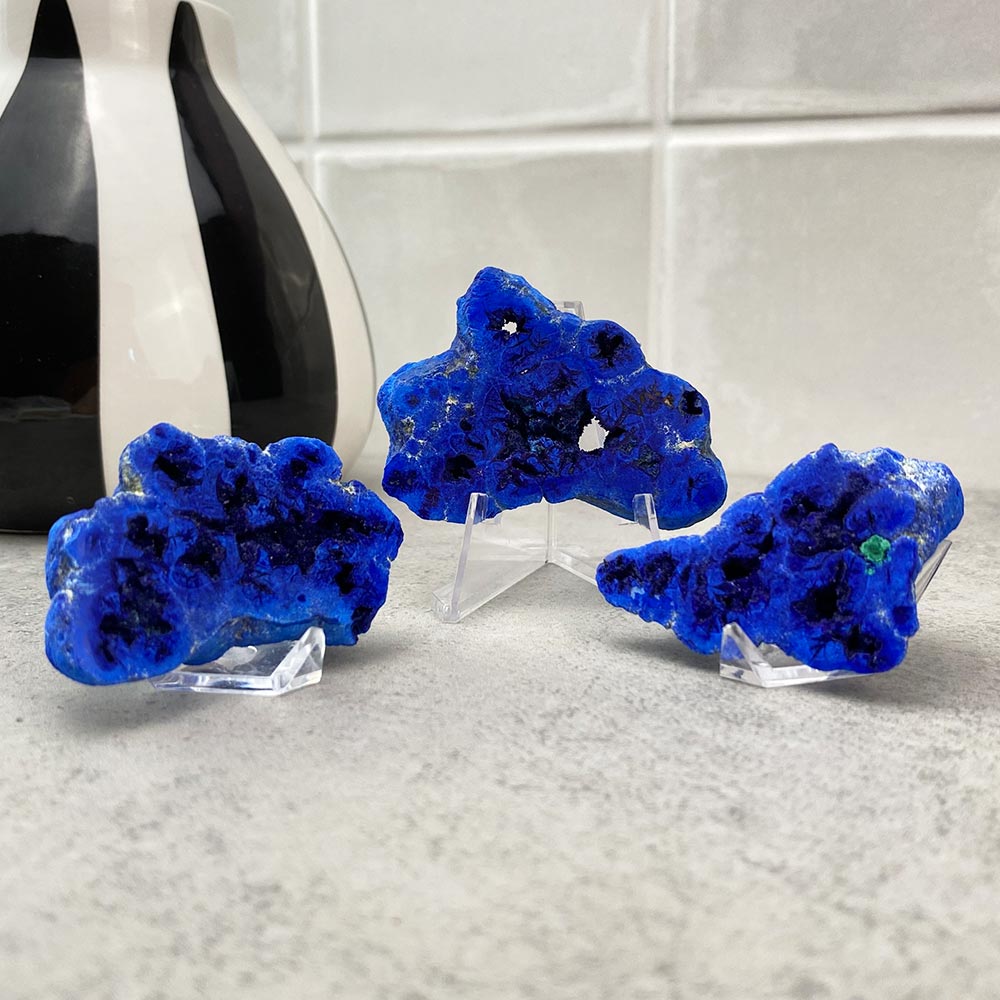 azurite geode specimen