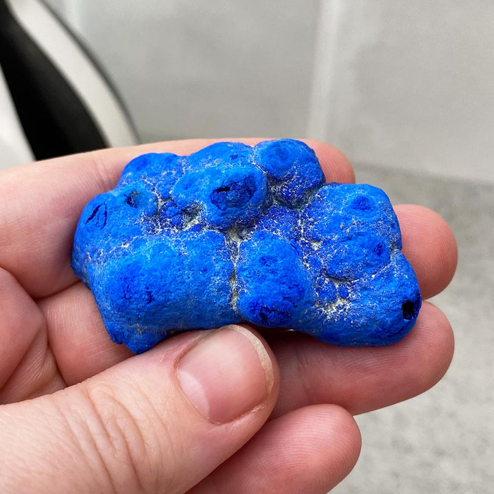 azurite geode specimen