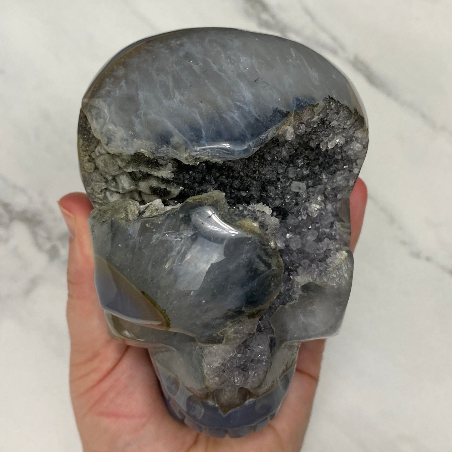 black-purple-grey-druzy-skull
