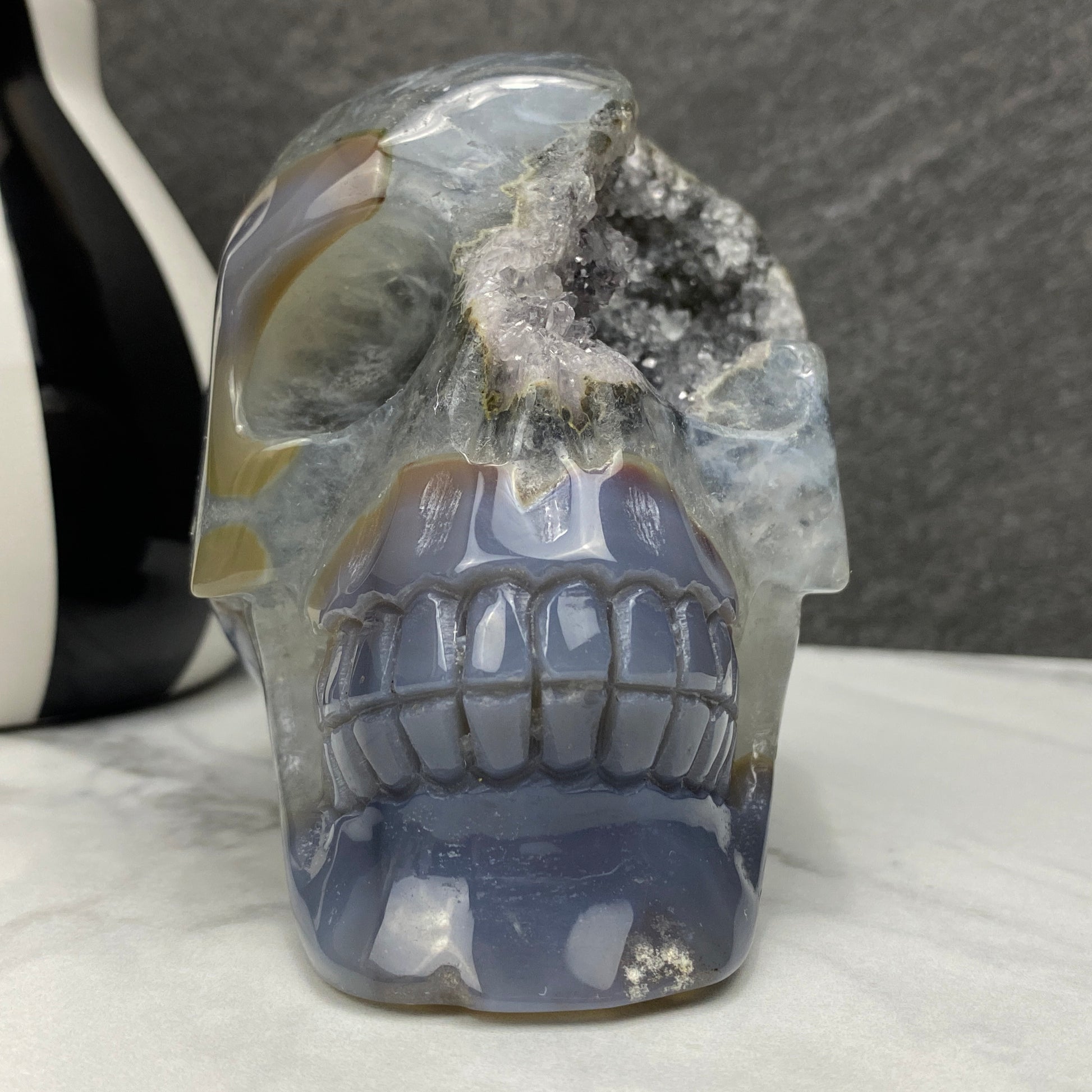 black-purple-grey-druzy-skull