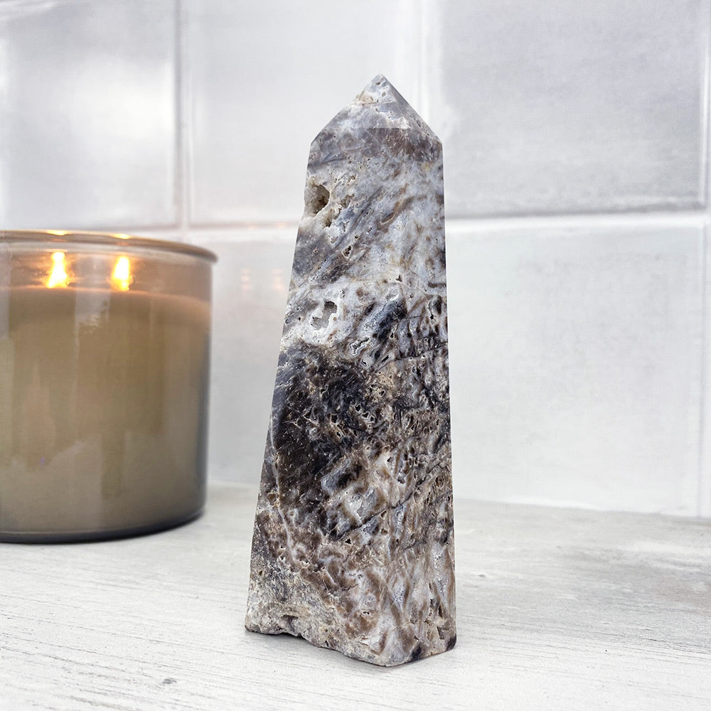 Polished Brown Sphalerite Tower
