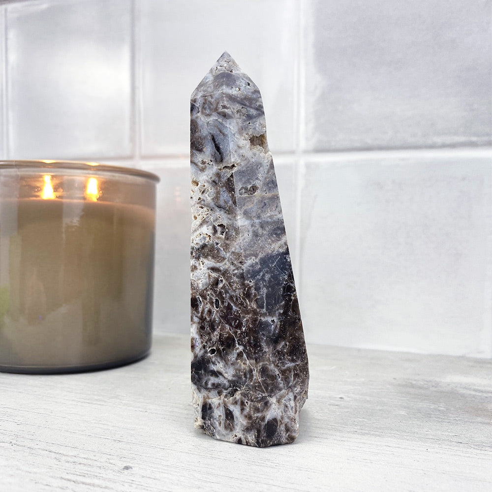 Polished Brown Sphalerite Tower