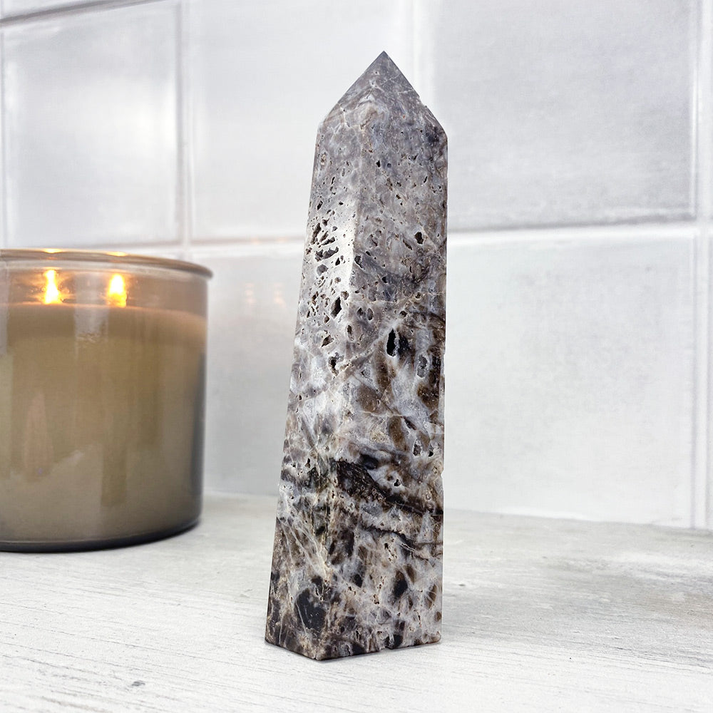 Polished Brown Sphalerite Tower