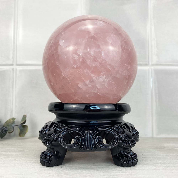 Black Ornate Sphere Holders