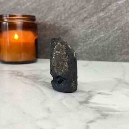 Black Tourmaline Hedgehog Carving