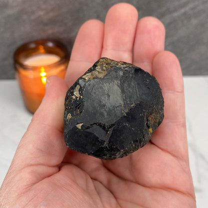 Black Tourmaline Hedgehog Carving