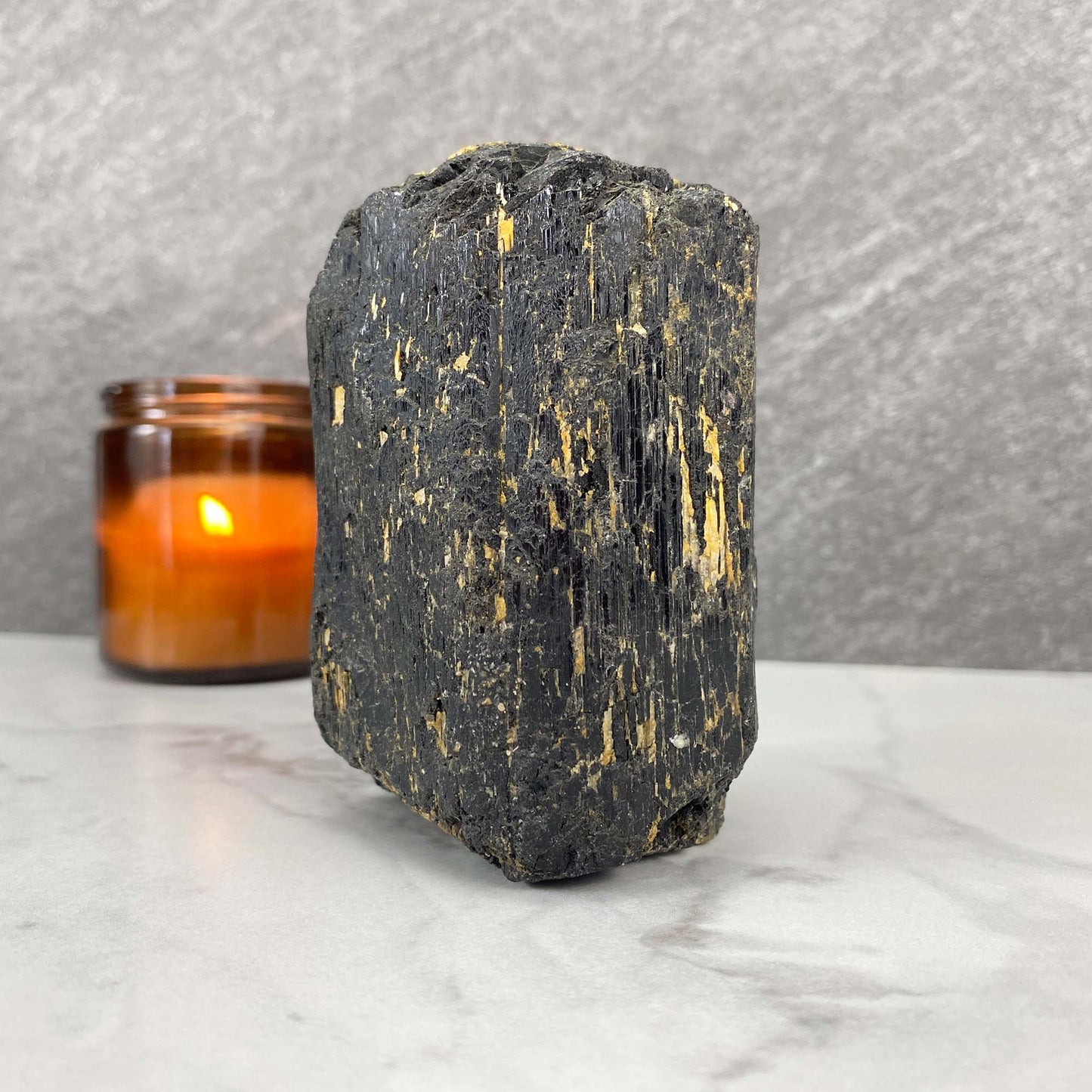 Black Tourmaline Hedgehog Carving