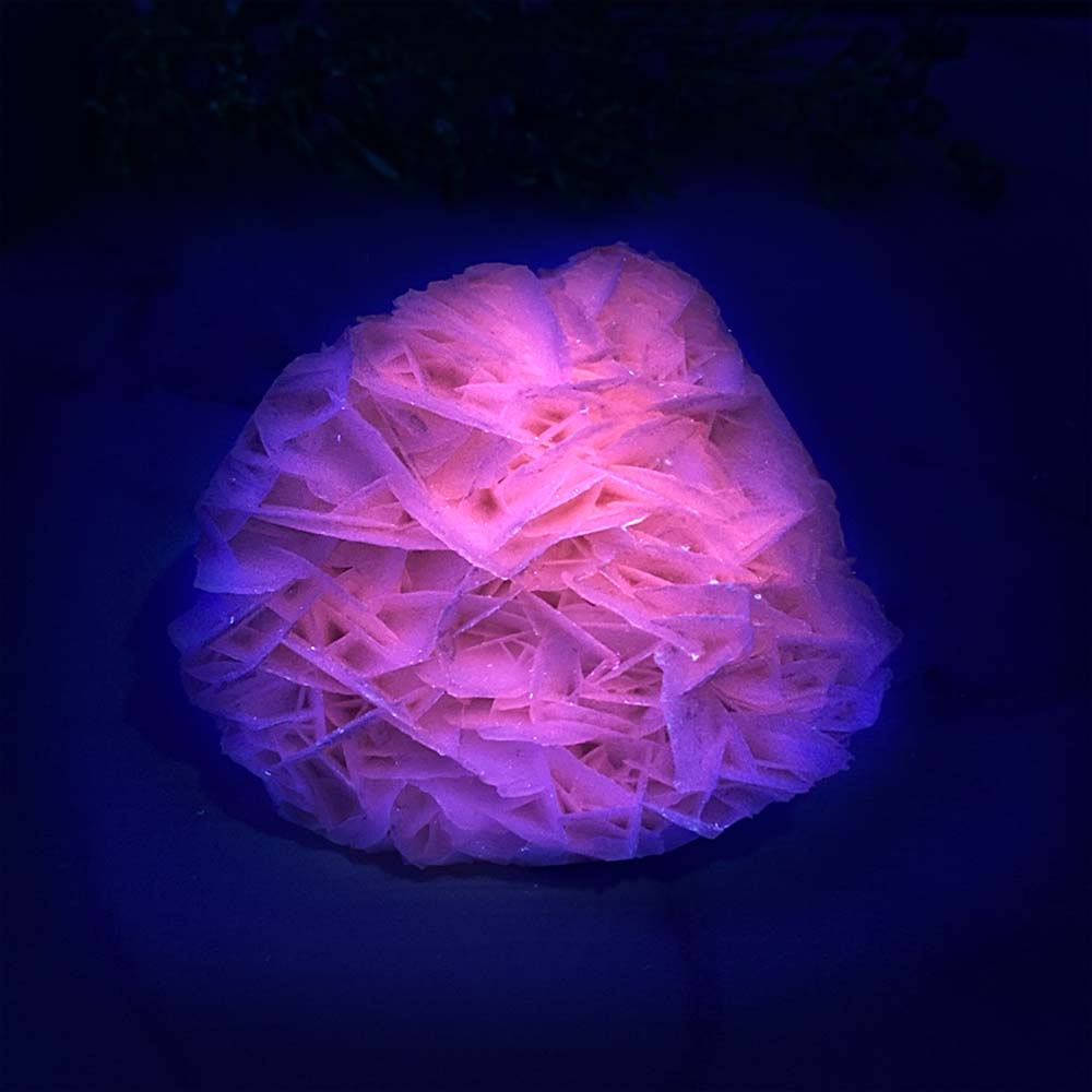 UV Bladed Calcite Specimen