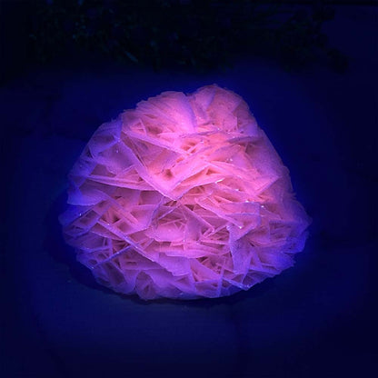 UV Bladed Calcite Specimen