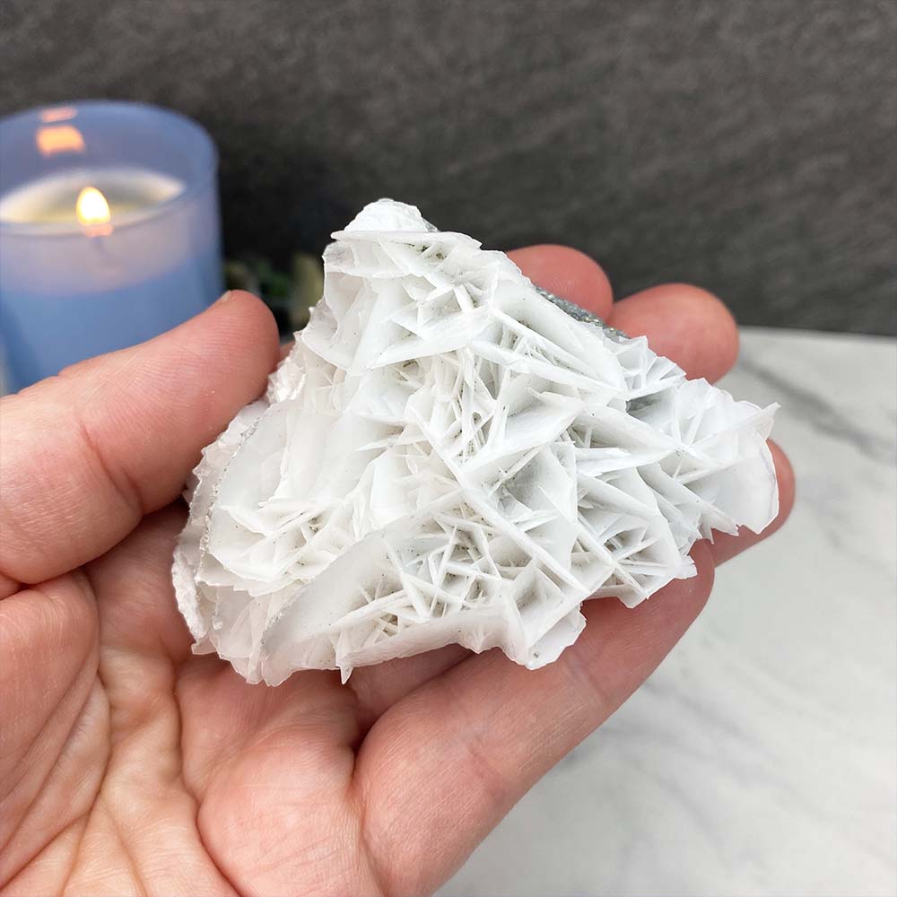 UV Reactive Bladed Calcite Specimen