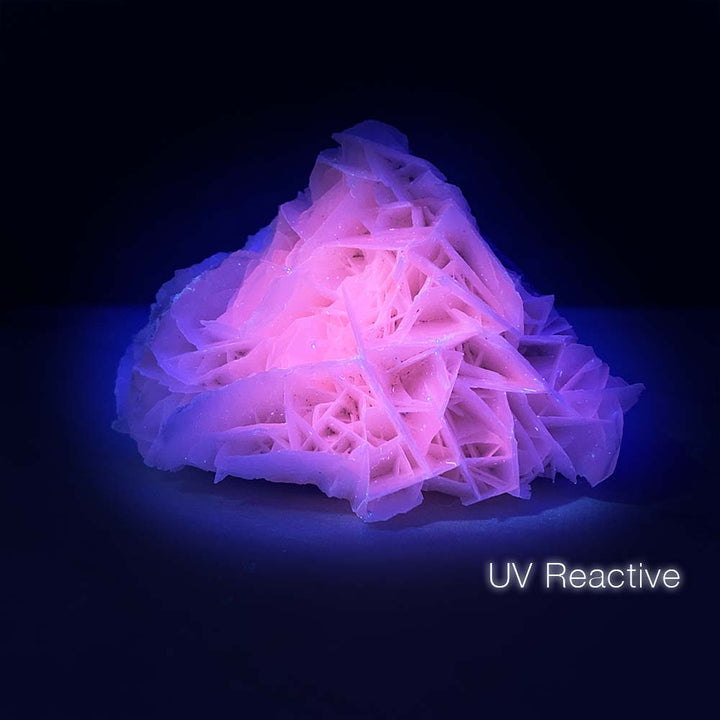 UV Reactive Bladed Calcite Specimen