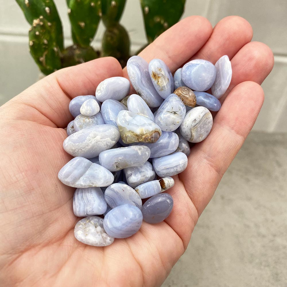 Small Blue Lace Agate Tumbles