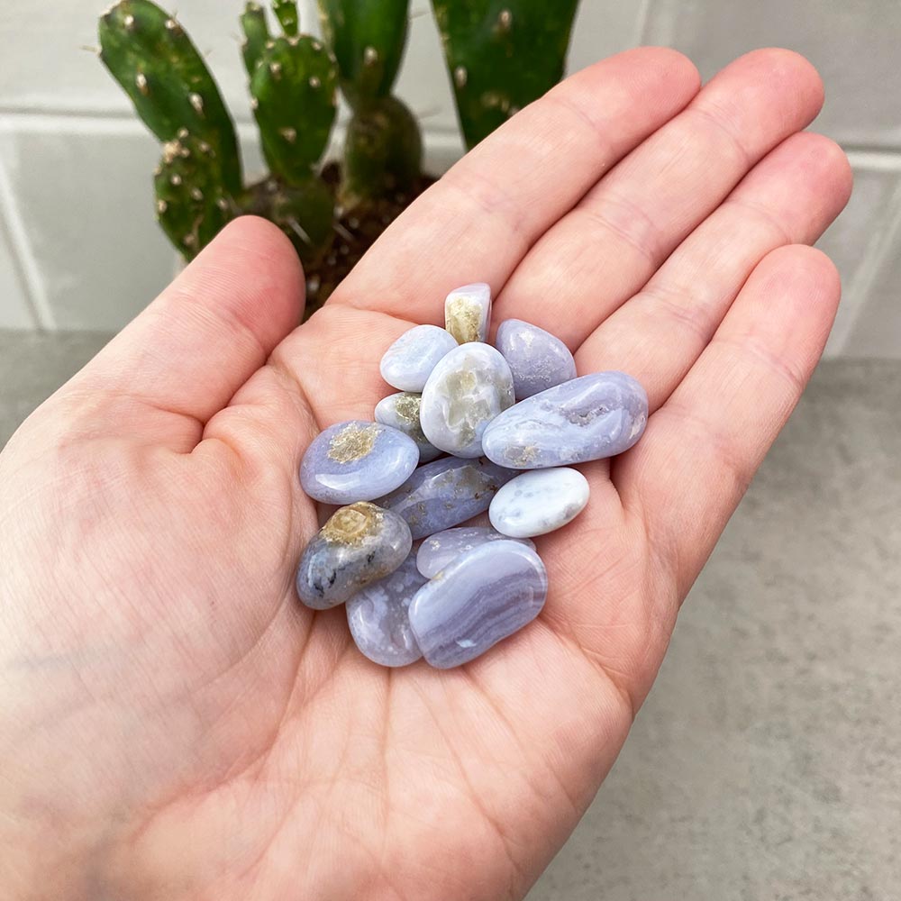 Small Blue Lace Agate Tumbles