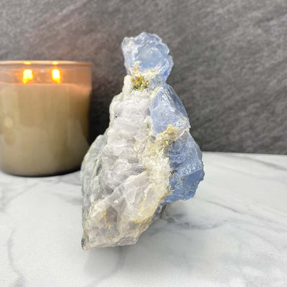 Natural Blue Fluorite Specimen