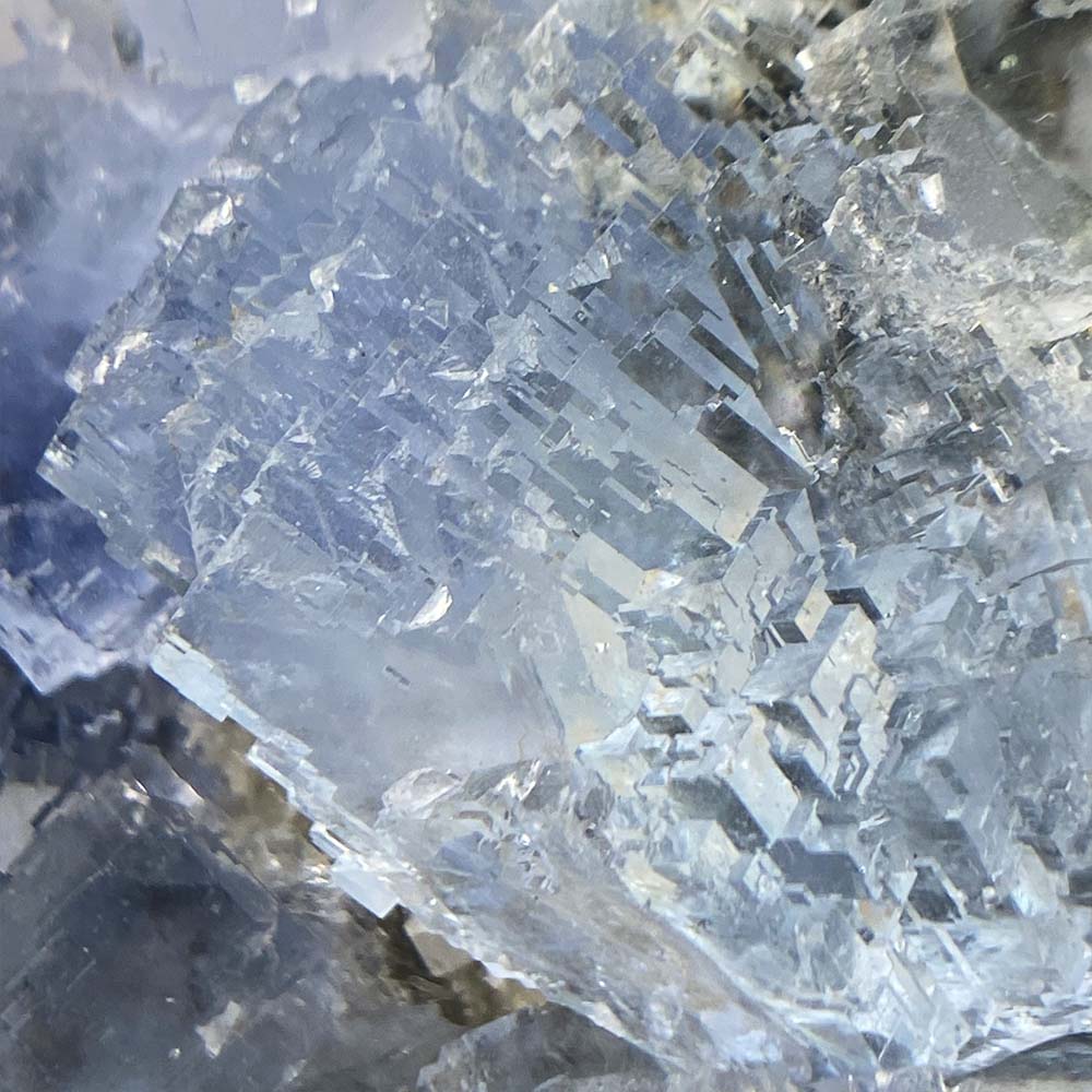 Natural Blue Fluorite Specimen