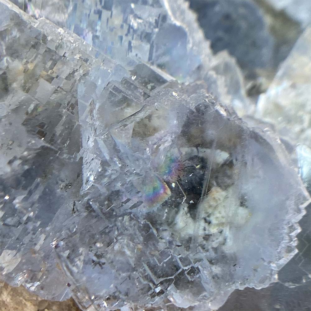 Natural Blue Fluorite Specimen