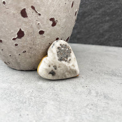 bumblebee jasper carved heart