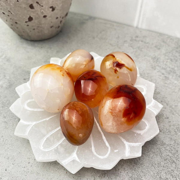 Carnelian Egg Carving