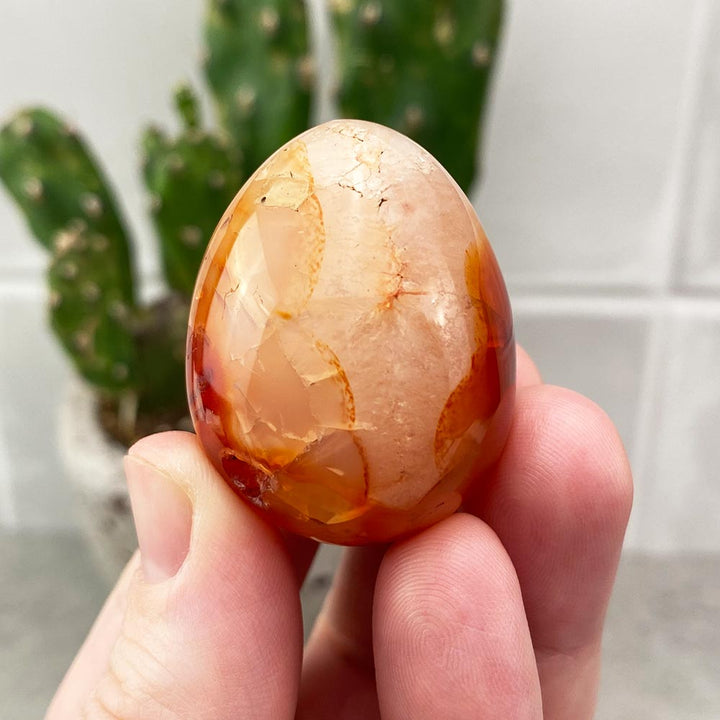 Carnelian Egg Carving