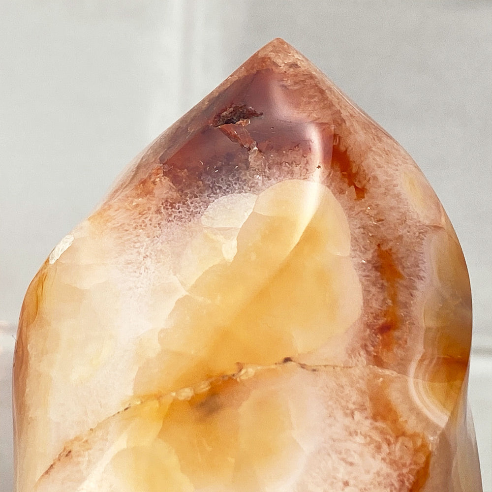 Polished Carnelian Flame