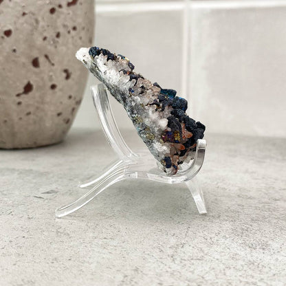 Chalcopyrite and Quartz Natural Specimen