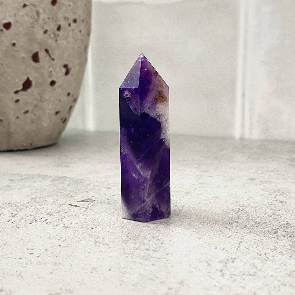 chevron-dream-amethyst-polished-tower