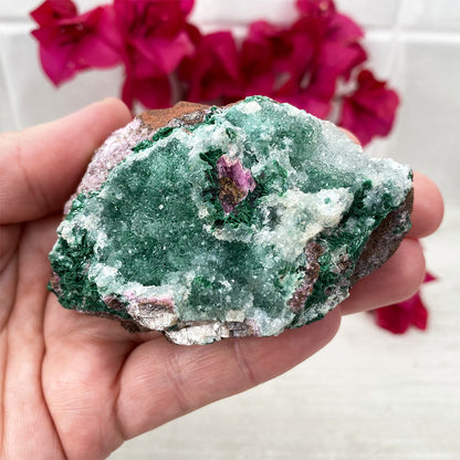 Crystallized Chrysocolla With Colbato Calcite