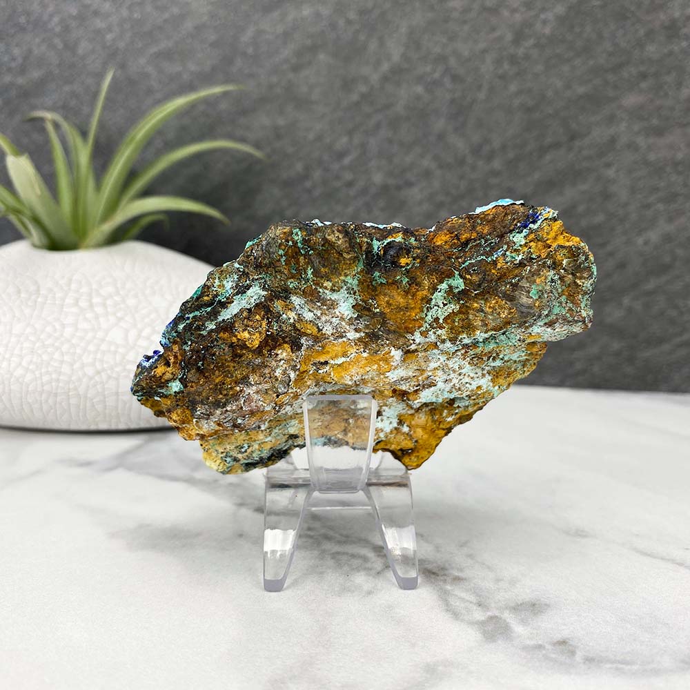 Chrysocolla With Azurite Specimen