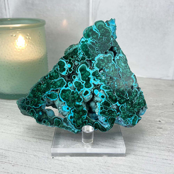 Polished Chrysocolla Slab