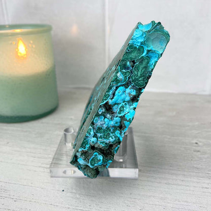 Polished Chrysocolla Slab