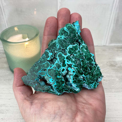 Polished Chrysocolla Slab