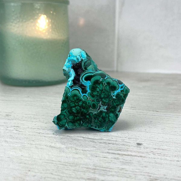 Polished Chrysocolla Slab