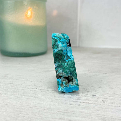 Polished Chrysocolla Slab