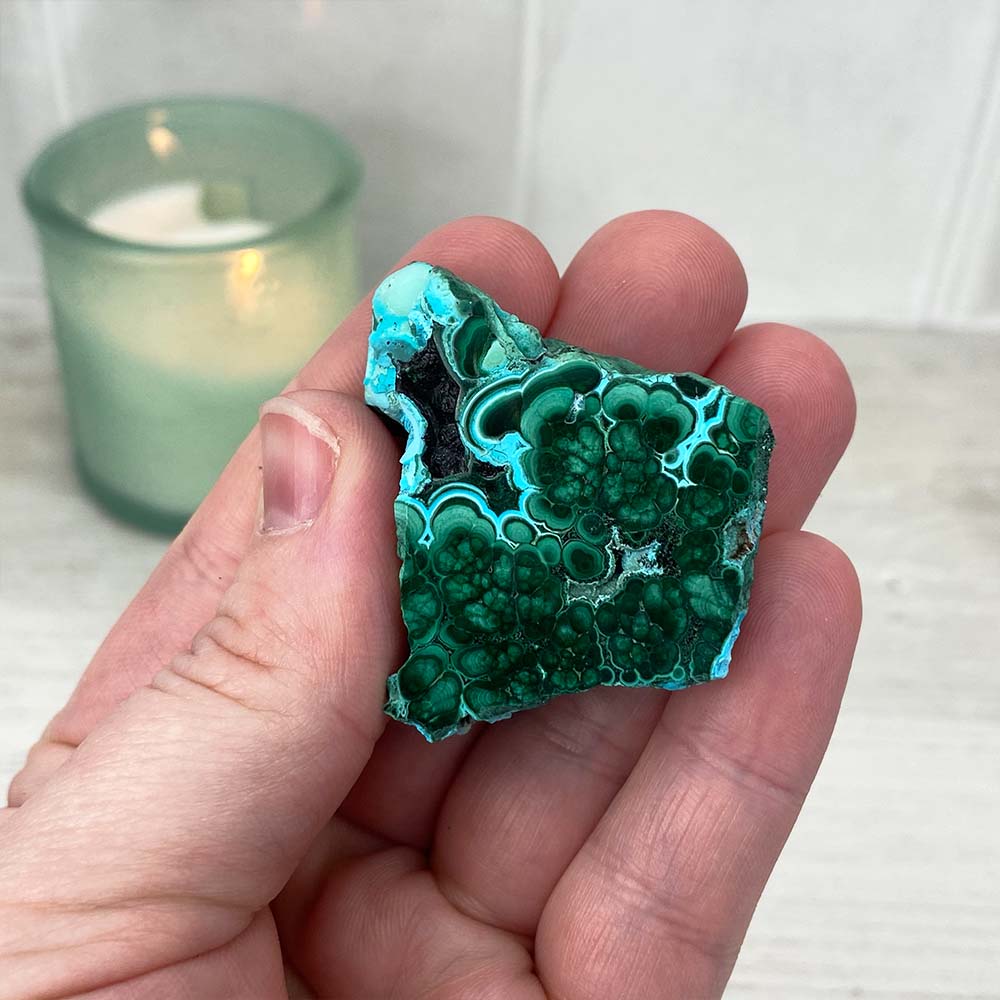 Polished Chrysocolla Slab