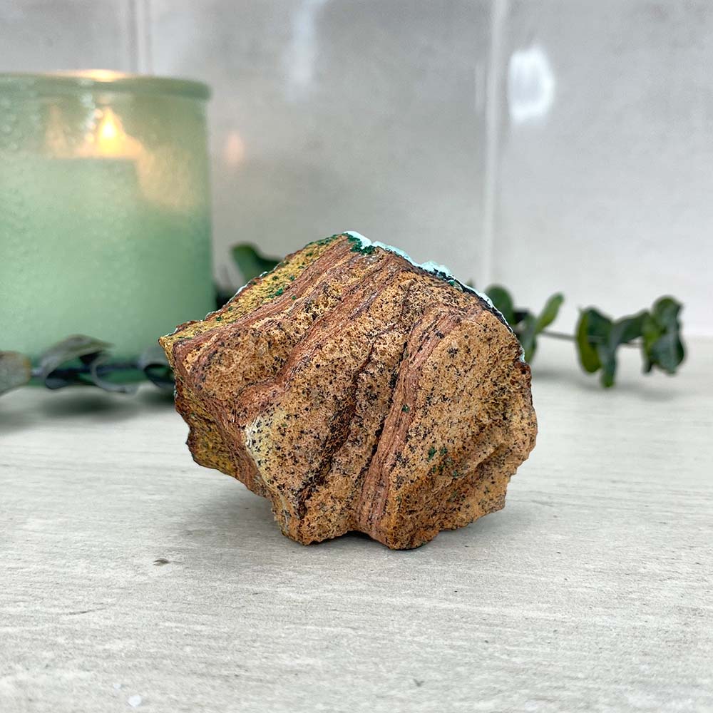 Botryoidal Chrysocolla With Malachite Specimen