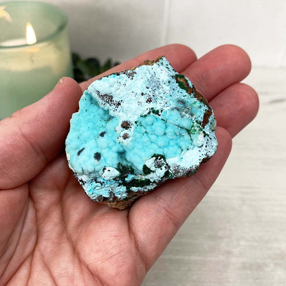 Botryoidal Chrysocolla With Malachite Specimen