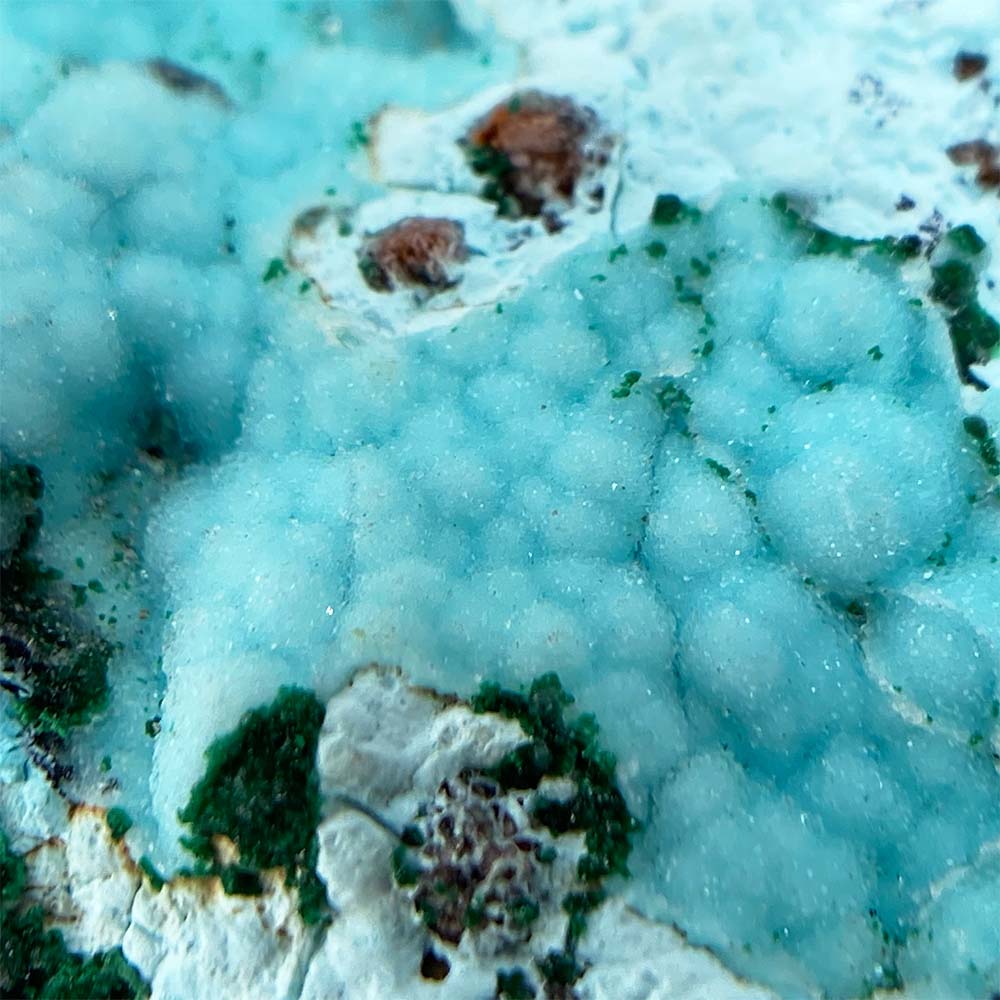 Botryoidal Chrysocolla With Malachite Specimen