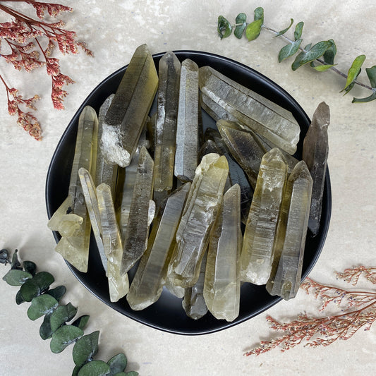 Rough Zambian Smoky Citrine Points
