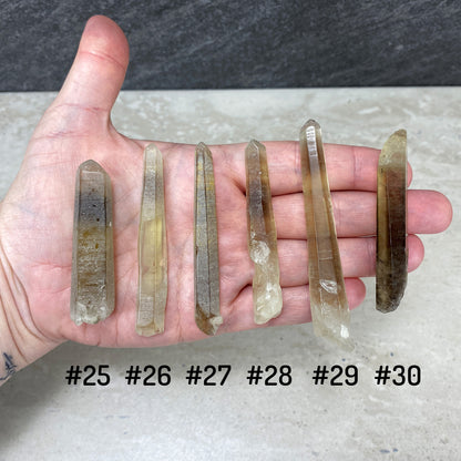 Rough Zambian Smoky Citrine Points