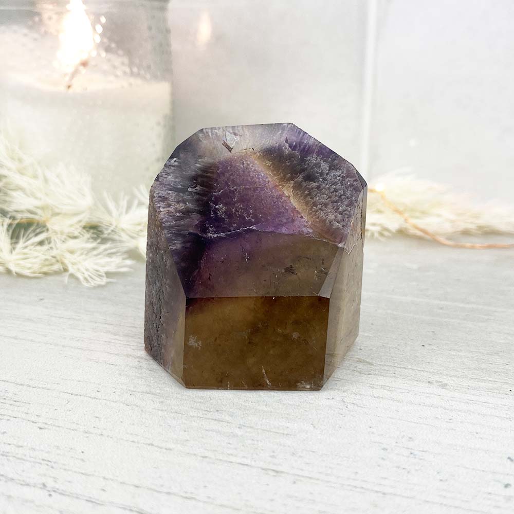 Polished Amethyst Cocochonite Freeform
