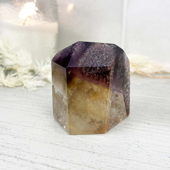 Polished Amethyst Cocochonite Freeform