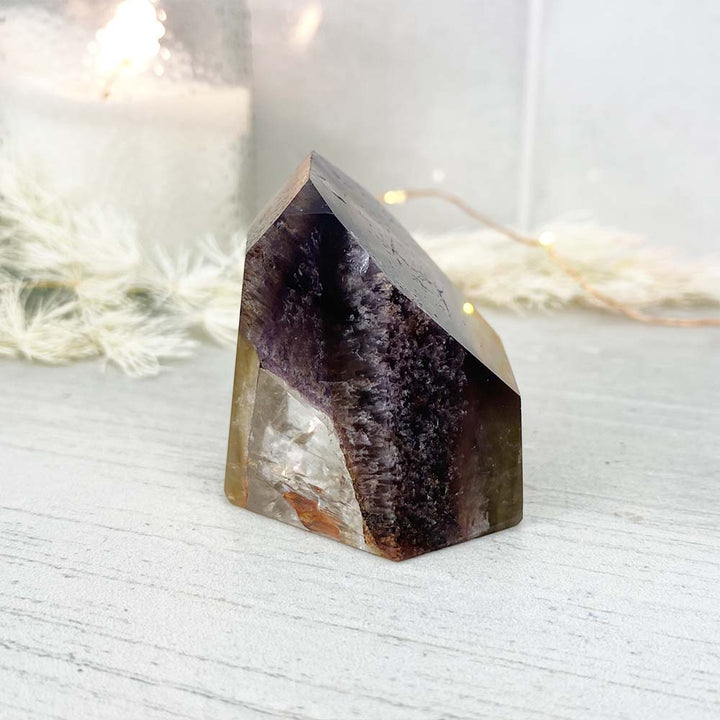 Polished Amethyst Cocochonite Freeform