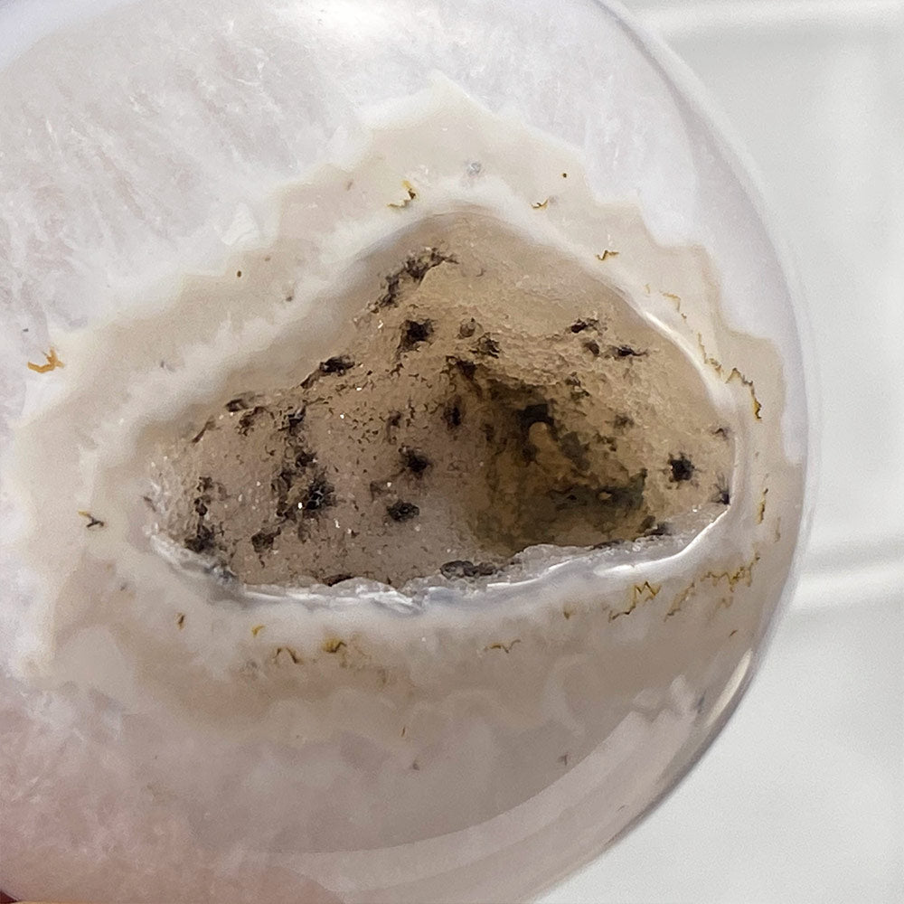 Polished Druzy Agate Sphere
